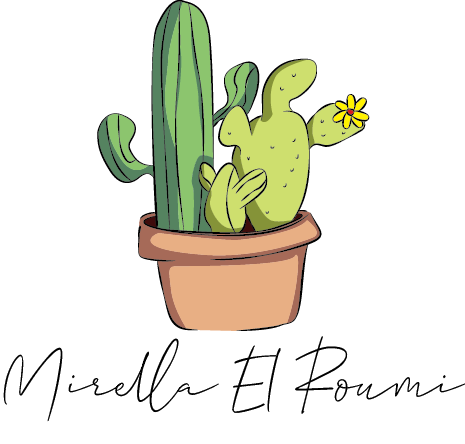 Mirella El Roumi Logo 3 Cactus in a planter