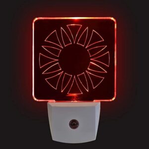 Sleep-Friendly Plug-In Night Light - Pattern