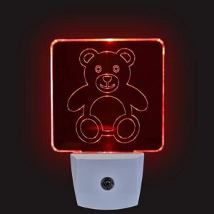 Sleep-Friendly Plug-In Night Light - Bear